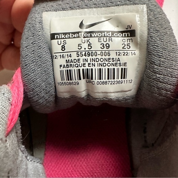 Nike Women's Revolution 2 Running Shoe Sneakers, size 8 - Picture 7 of 8